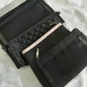 6 Mary Kay cosmetics/makeup/tool bags (one not pictured) + 3 pink makeup bags